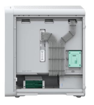 FSP FSP CUT593 Series Full Tower Computer Case Dual Tempered Glass Side Panel 140MM ARGB Fan X4 (CUT593P, White)