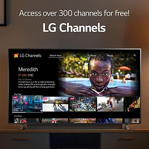 LG LG 80 Series 55" Alexa Built-in, 4K UHD Smart TV, 60Hz Refresh Rate, Filmmaker Mode, Game Optimizer (55UP8000, 2021)