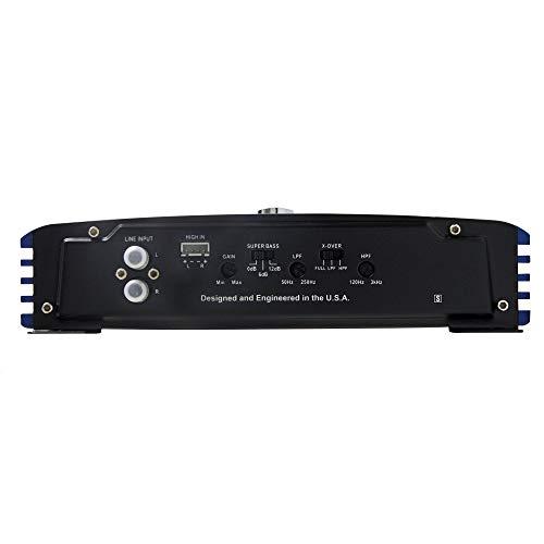 Crunch Crunch PDX-1000.2 PowerDriveX 1000 Watt 2 Channel Exclusive Blue A/B Car Audio Stereo Amplifier System with Flexible Installation