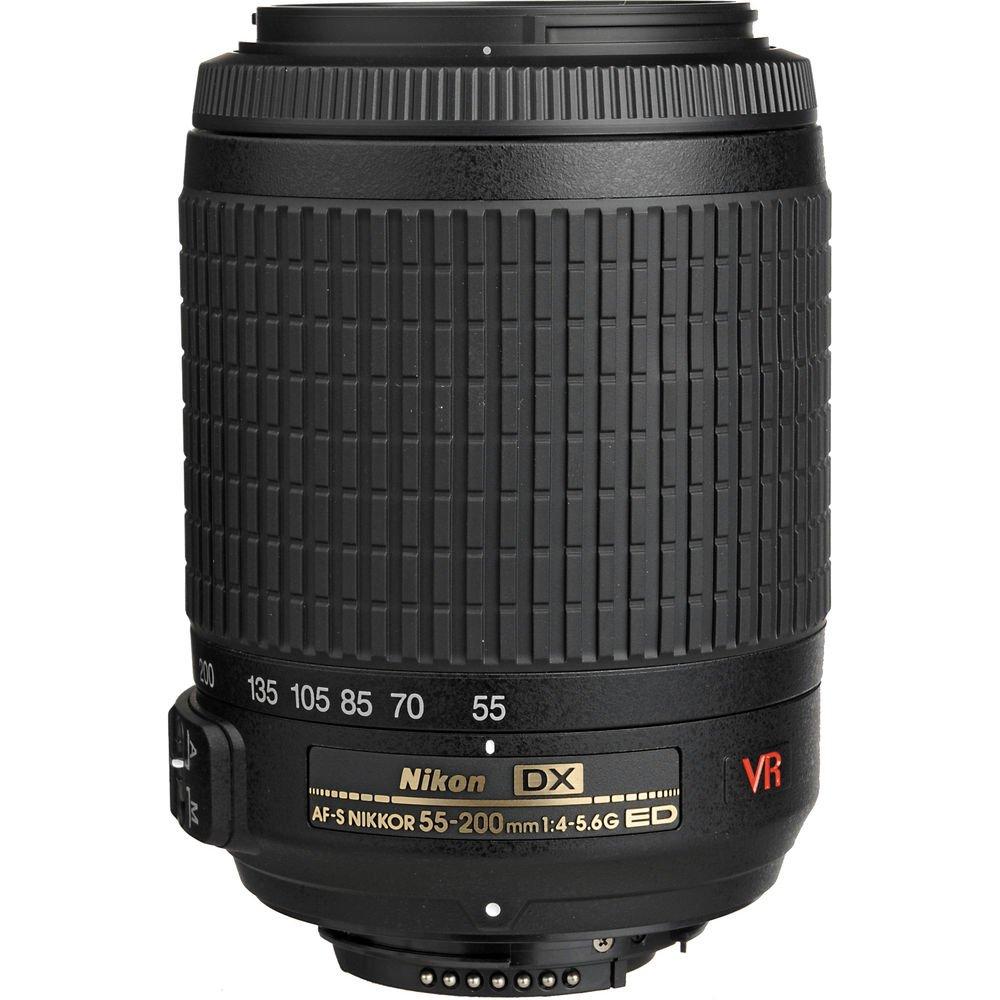 Nikon Nikon 55-200mm f/4-5.6G ED IF AF-S DX VR [Vibration Reduction] Nikkor Zoom Lens Bulk packaging (White box, New)