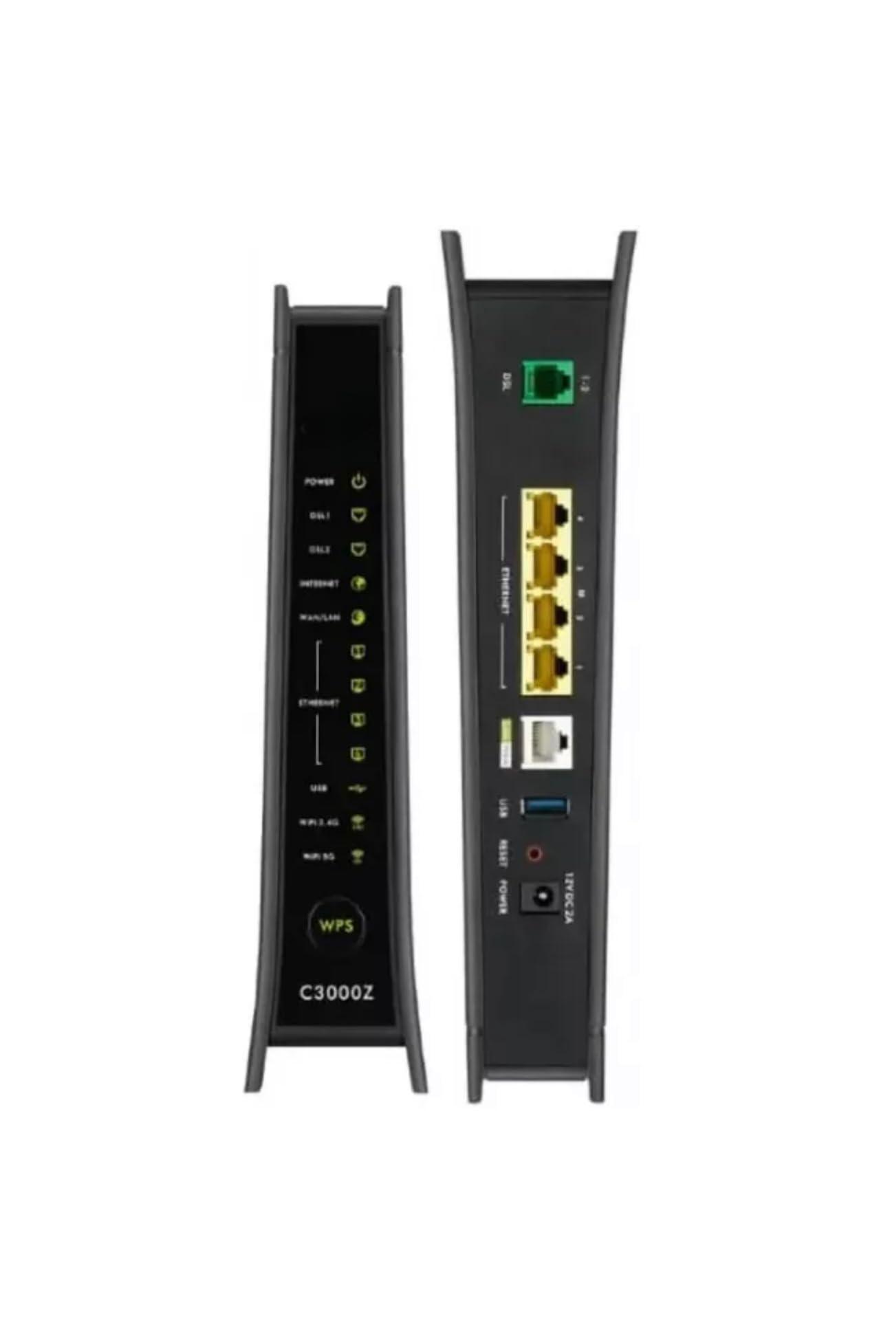 Xeuknn Generic C3000Z Modem | CenturyLink Compatible | Dual-Band 802.11n/ac WiFi Router | UMEC UP0251M-12PA AC Adapter Included OEM Packaging