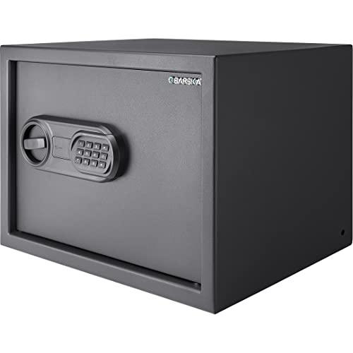 Barska Barska 0.8 Cu. Ft Digital Keypad Safe LED Interior Light, Extra-Wide for Laptops, Silent Mode, Steel Security Safe