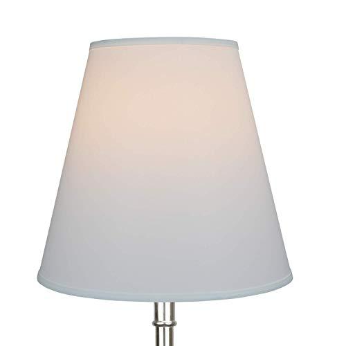 FenchelShades.com FenchelShades.com Lampshade 9" Top Diameter x 16" Bottom Diameter x 15" Slant Height with Washer (Spider) Attachment for Lamps with a Harp (Linen White)