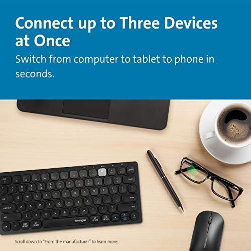 Kensington Kensington Multi-Device Dual Wireless Compact Keyboard - Black (K75502US)
