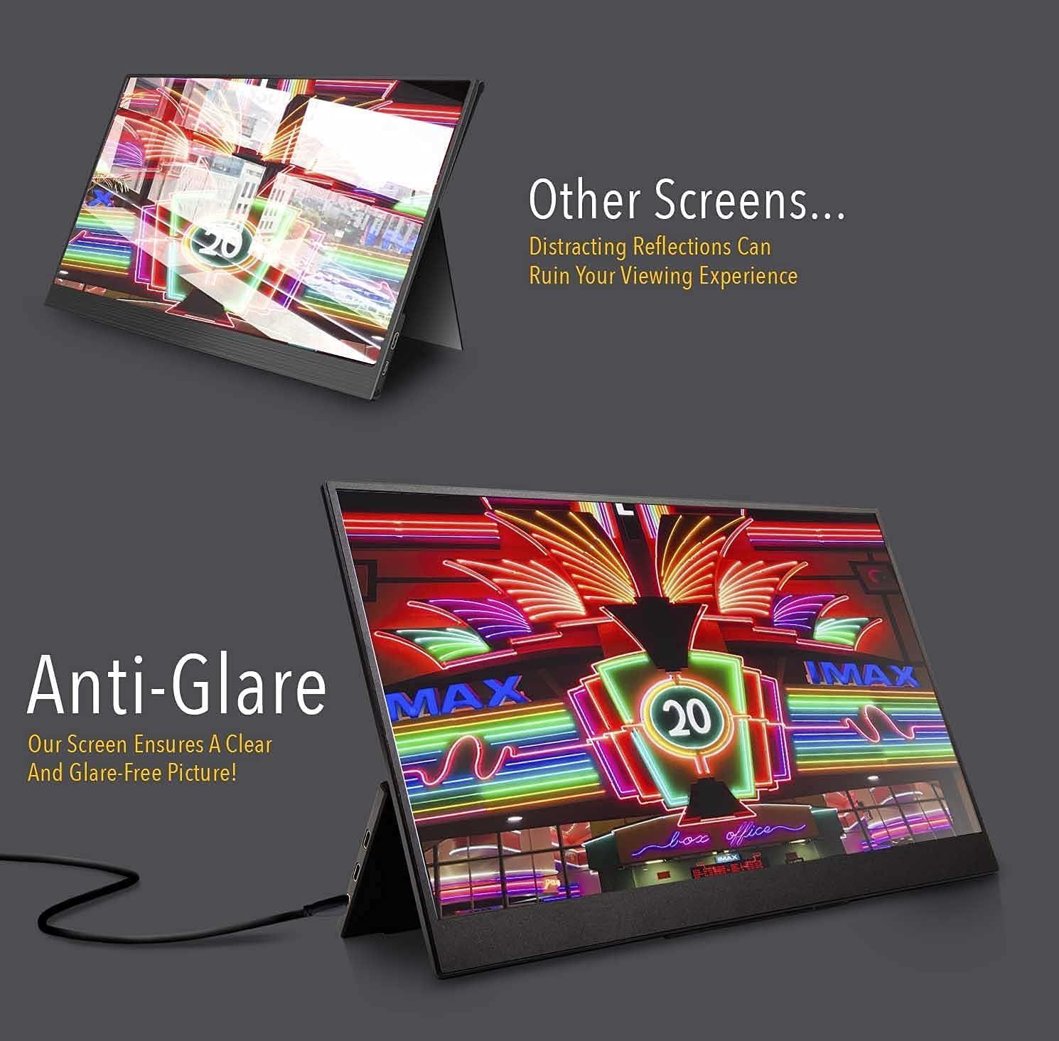 SideTrak SideTrak Solo Pro 15.8\" Portable Monitor for Laptop | FHD 1080P LED IPS Dual Display w/Anti-Glare Screen, USB & Mini HDMI, Laptop Monitor Extender for Mac, PC, Chrome, HDR & Speakers