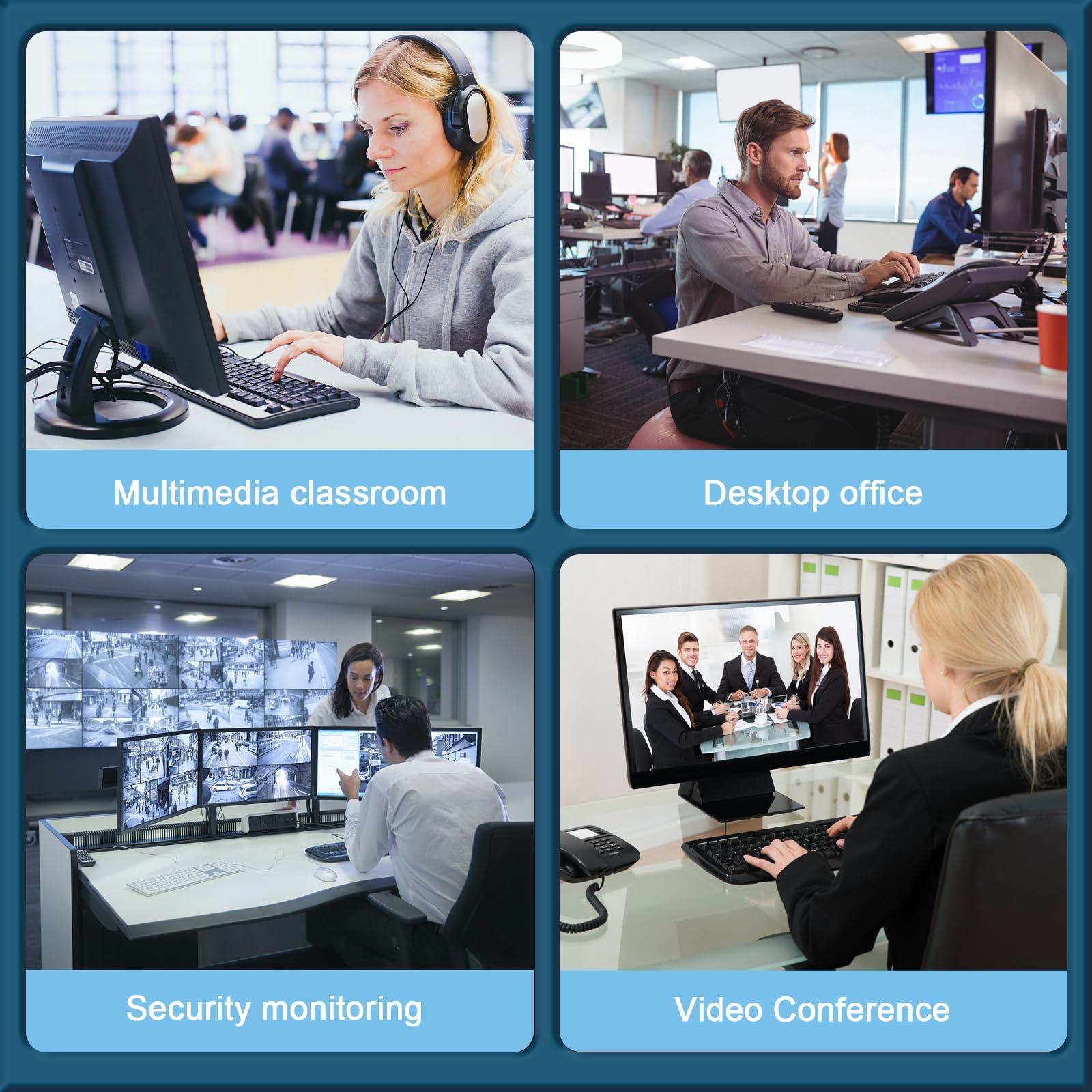 Torileaf Torileaf VGA KVM Extender Over Single Cat5e/6/7 Up to 394FT(120M), 1080P@60 VGA KVM Over Ethernet with 2 USB2.0 for Keyboard and Mouse, Support All Systems, Audio I/O, RS232