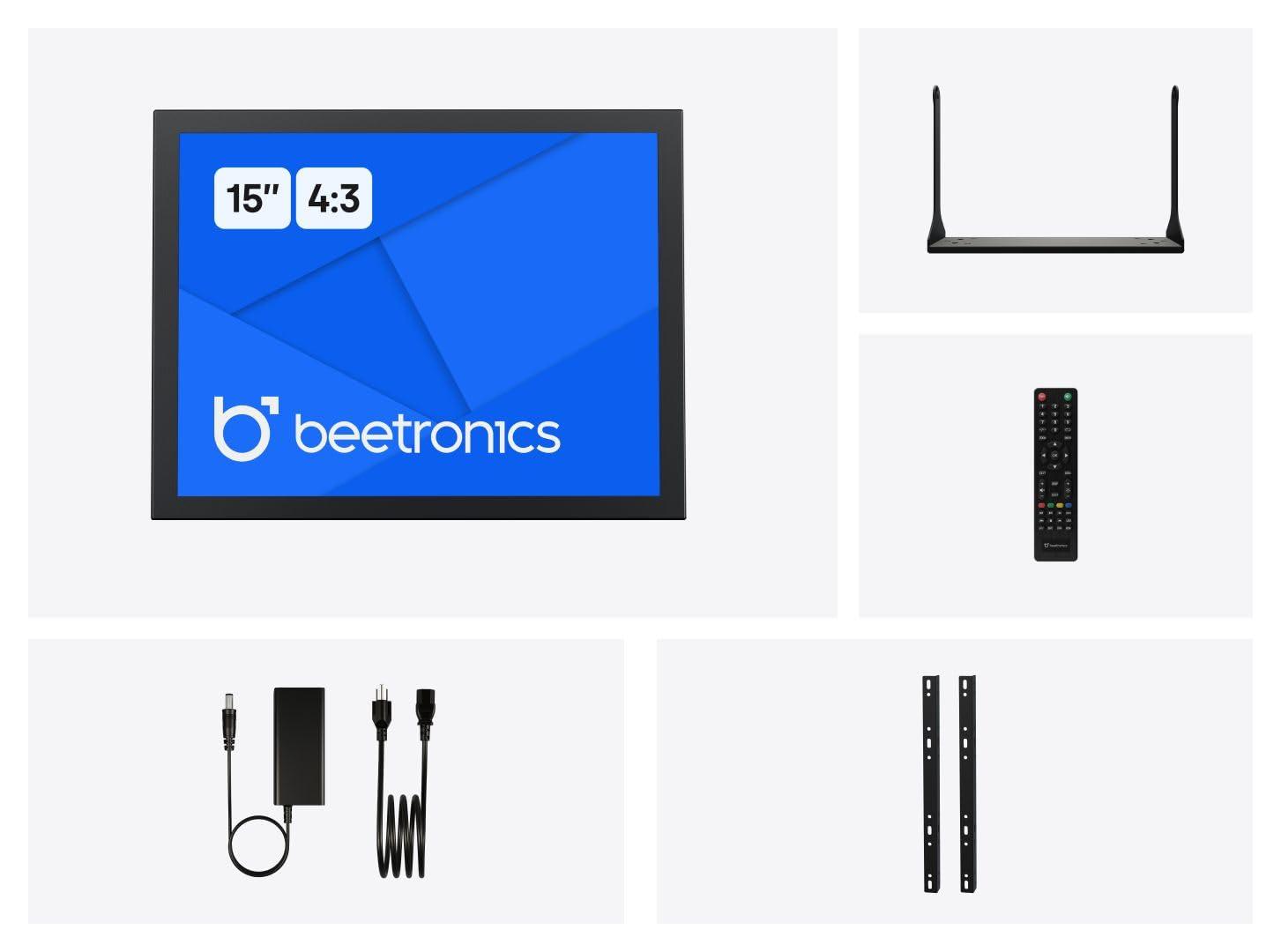 Beetronics Beetronics 17-Inch Full HD IPS Monitor - Professional Industrial-Grade Display | HDMI, VGA, BNC, RCA Inputs | Durable Metal Housing, Matte Screen, 5:4 Aspect Ratio, Wide Viewing Angle - 17VG7M