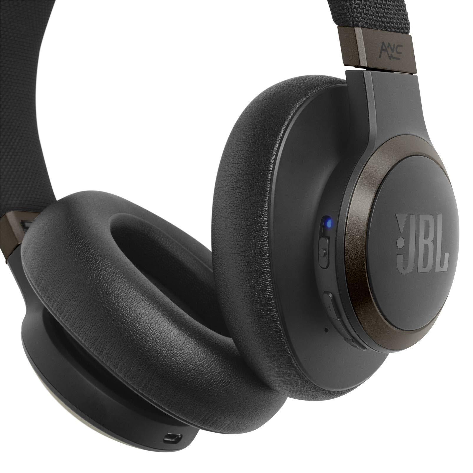 JBL JBL Live 650 Around-Ear Wireless Headphone with Noise Cancellation - Black (Renewed)