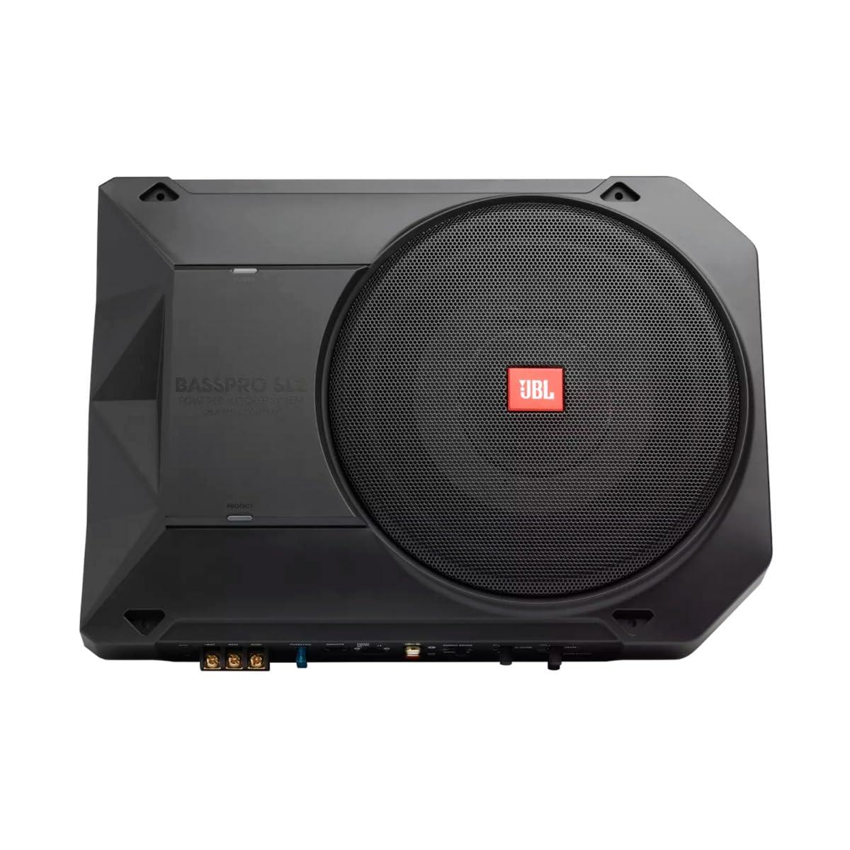 JBL JBL BassPro SL2 Active Underseat Car Subwoofer with Built in Amplifier - Under Seat 8\'\' 125 Watt Power Amplifier