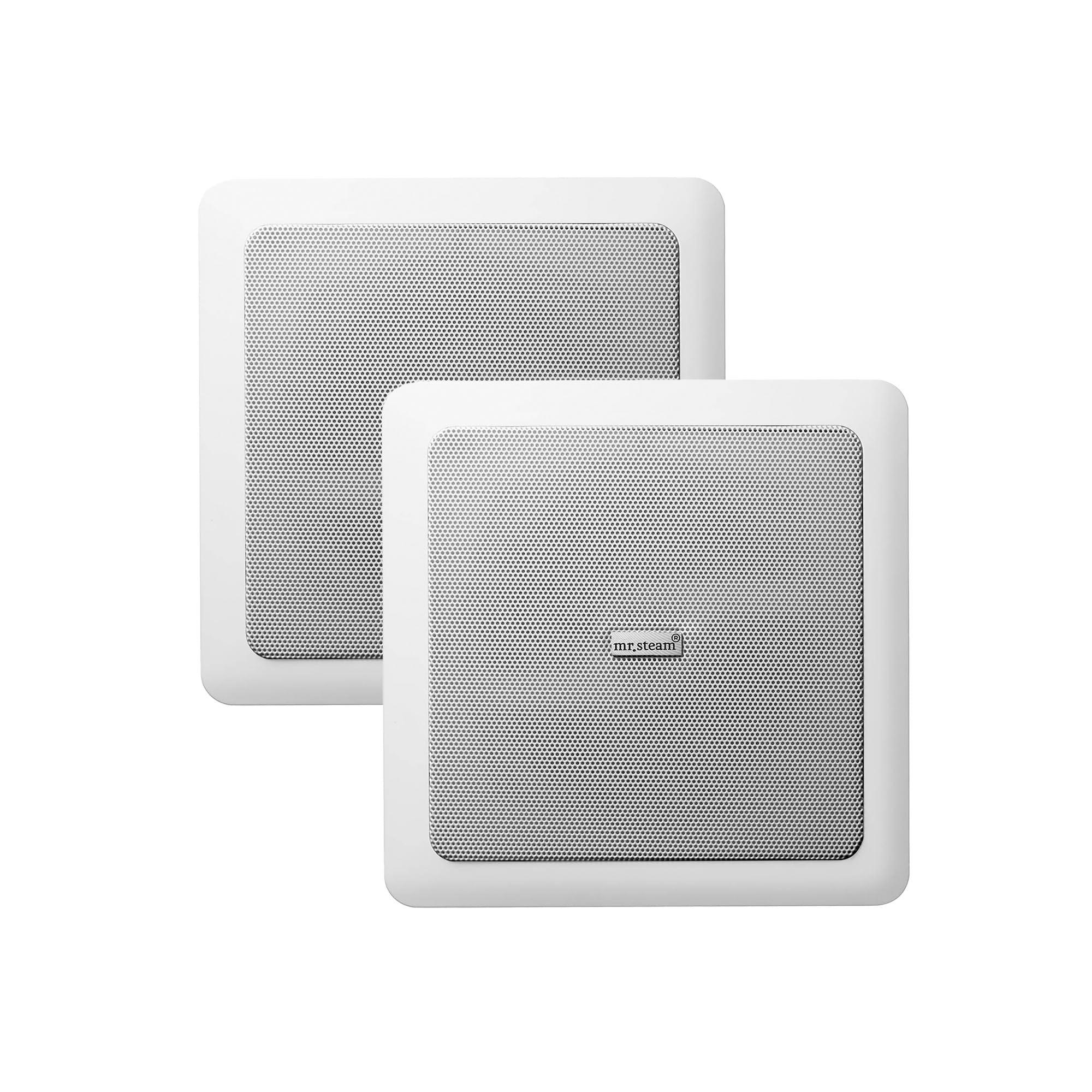 Mr. Steam mr.steam MusicTherapy 7.5 (in.) 120-Watt Bluetooth Wireless Speaker, White