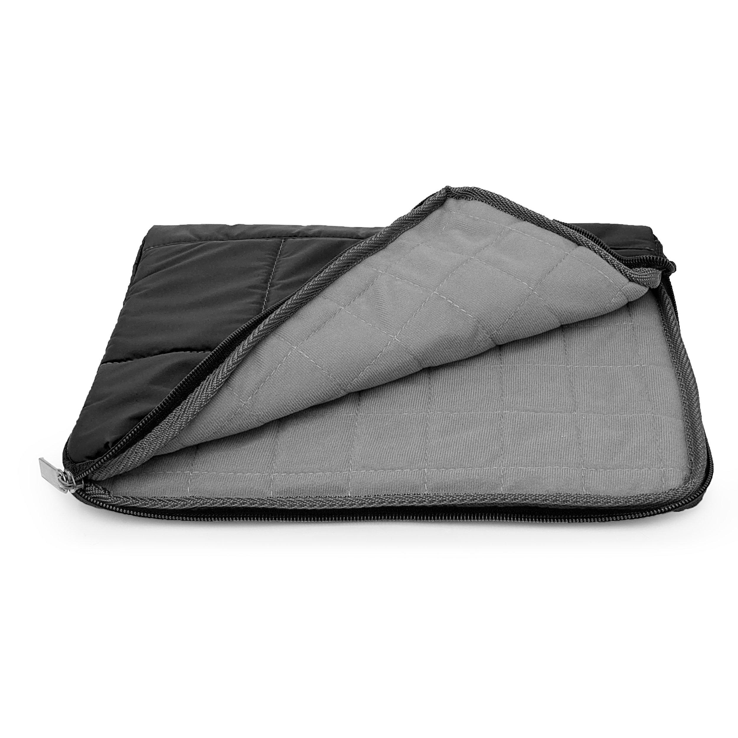 Vangoddy Vangoddy Pillow Zippered Sheen Quilted Sleeve (BLK) for Nextbook Flexx, Nextbook 10.1, NeuTab N10, Nokia Lumia 2520 10.1 inch