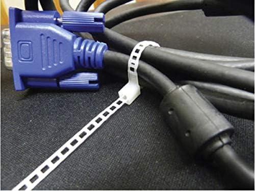 KABLE KONTROL Kable Kontrol Ladder Cable ties 11 Inch Long Natural - 40 Lbs Tensile Strength 1000 Pcs/Pack | Nylon 6-6 | Multipurpose | Strong & Flexible | Cable Management Wire Wraps