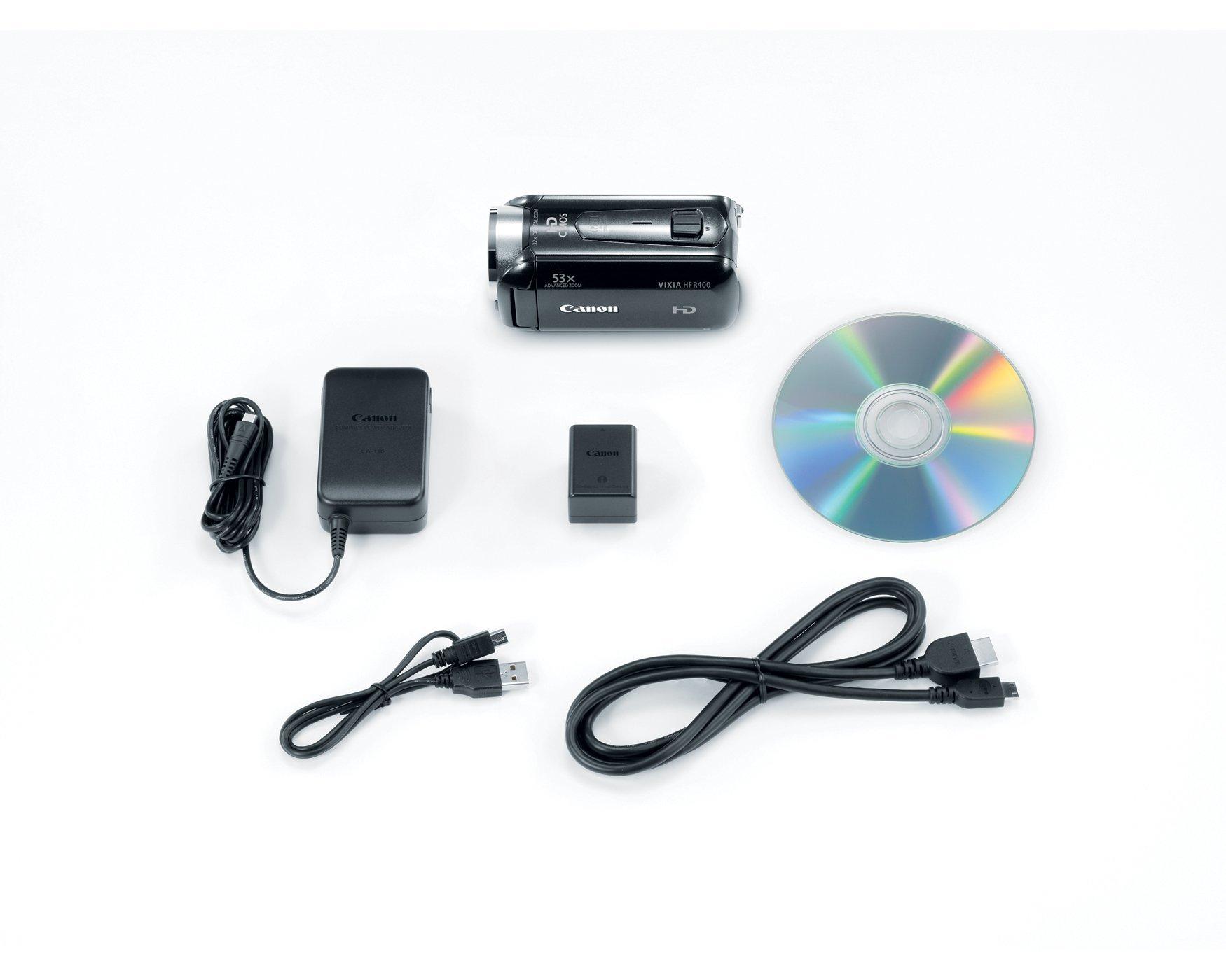 Canon Canon VIXIA HF R400 HD 53x Advanced Zoom Camcorder (Renewed)