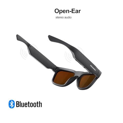 OhO sunshine OhO 128G Smart Glasses with Full HD Camera & Open Ear Bluetooth Speaker Headphone,Indoor & Outdoor Sports,UV400 Polarized Lens,for Men Women
