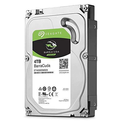 Seagate Seagate BarraCuda Internal Hard Drive 4TB SATA 6Gb/s 256MB Cache 3.5-Inch (ST4000DM005)
