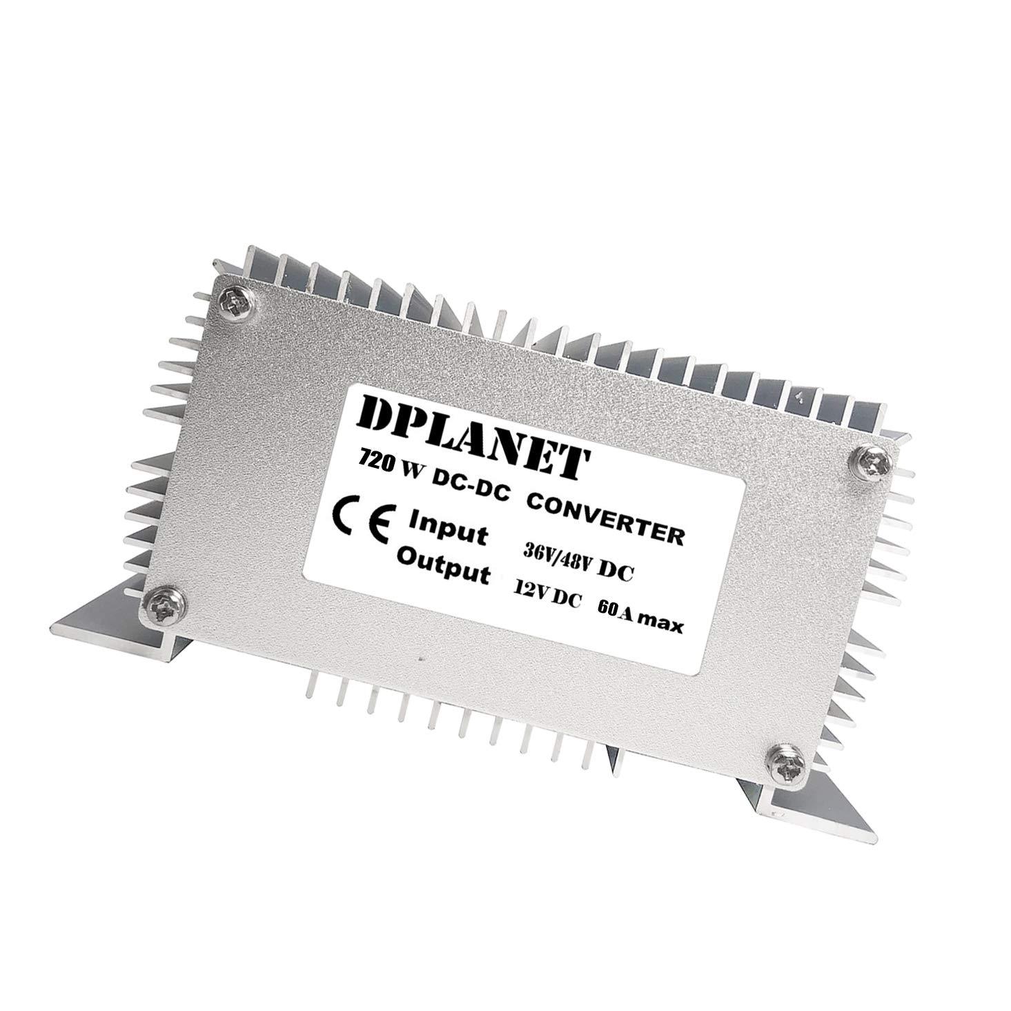 dkplnt 60A 720W 12v Golf Cart 48V 36V to 12V Converter Voltage Regulator Golf Cart Voltage Converter Waterproof