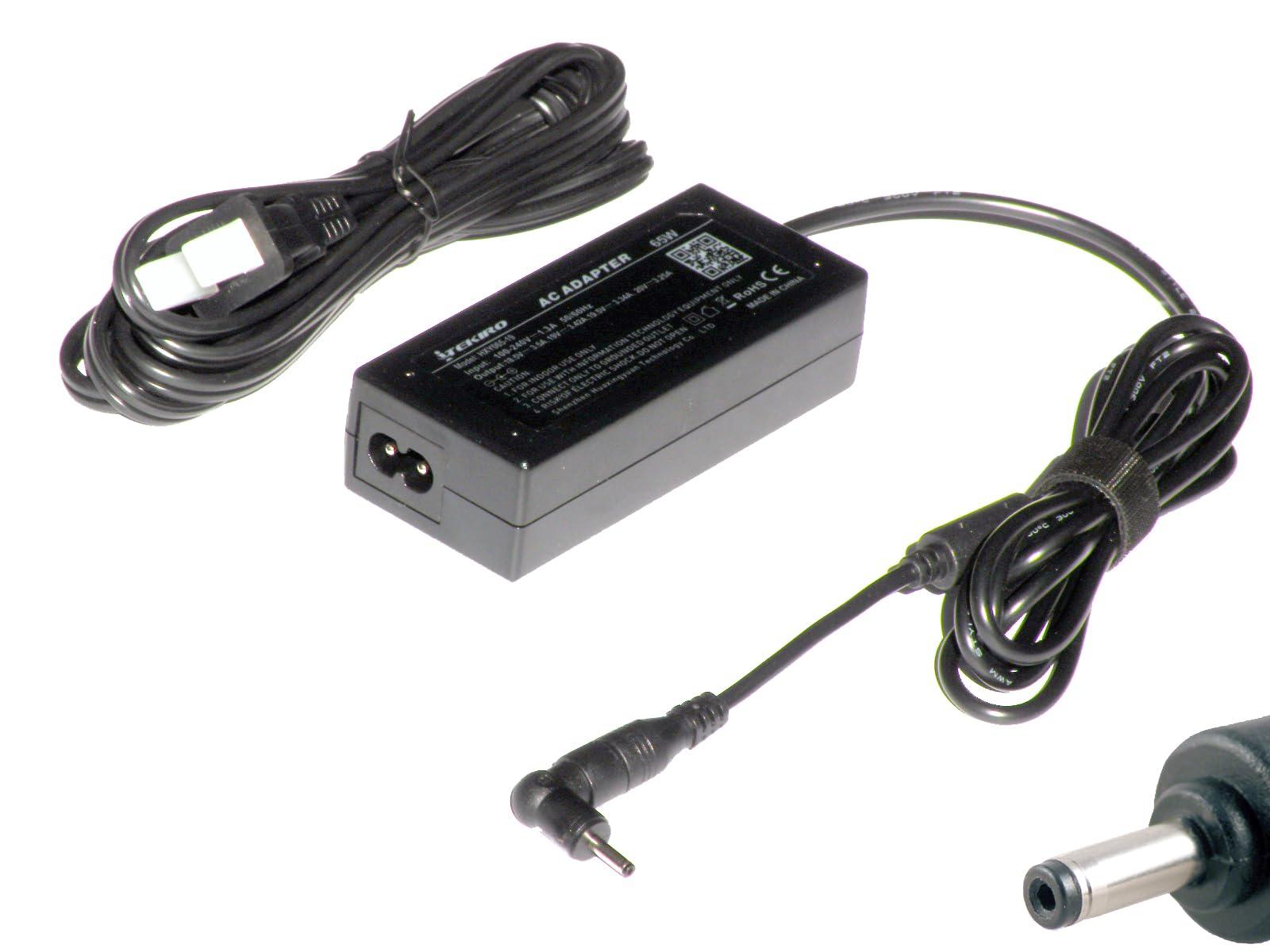 iTEKIRO AC Adapter for onn. 100002434 100003497; Auusda T1568 T1568-5825U-32GB T160R; EVOO EVC156-1 EVC-156-1 EVC156-2 EV-C-156-2; Hasee Shinelon A3-D1, X4, X4-2020G1, X4-2020S3, X4-D2, X55A1, X55 HINS01