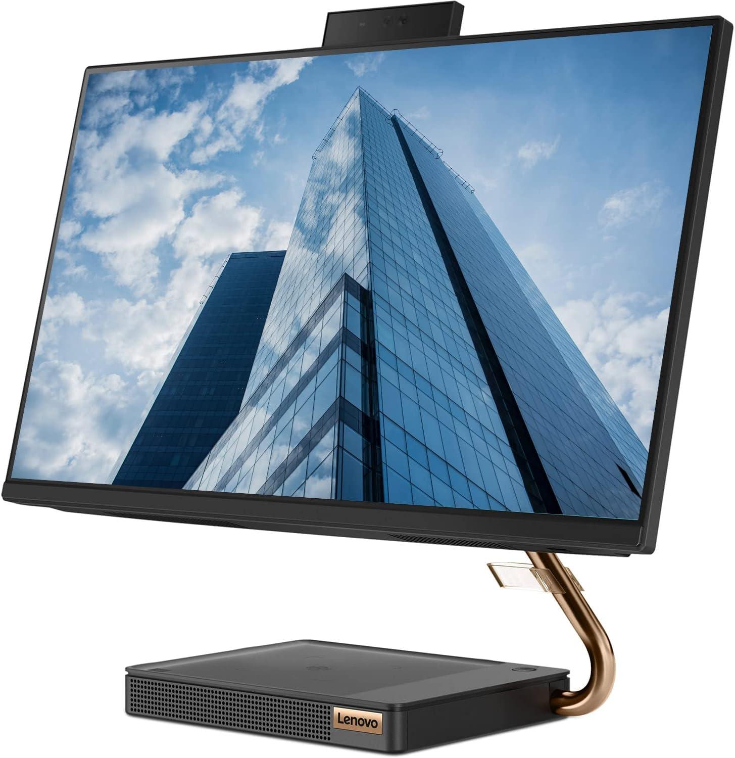 Lenovo Lenovo Ideacentre A540 23.8\" FHD All-in-One Desktop, AMD Ryzen 5 Pro 4650GE, 16GB RAM 1TB PCIe SSD, Webcam, HDMI, Wireless Keyboard & Mouse, Windows 10 Pro, Black