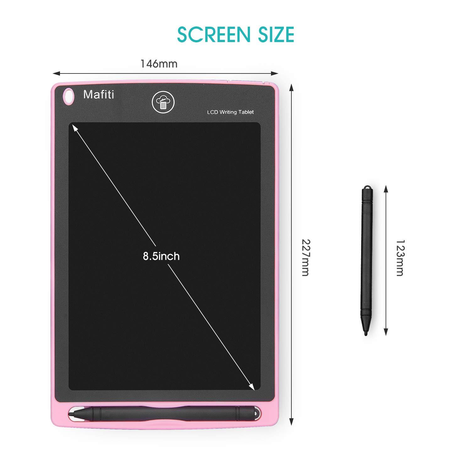 mafiti Mafiti LCD Writing Tablet 8.5 Inch Electronic Writing Drawing Pads Portable Doodle Board Gifts for Kids Toys for Girls Pink
