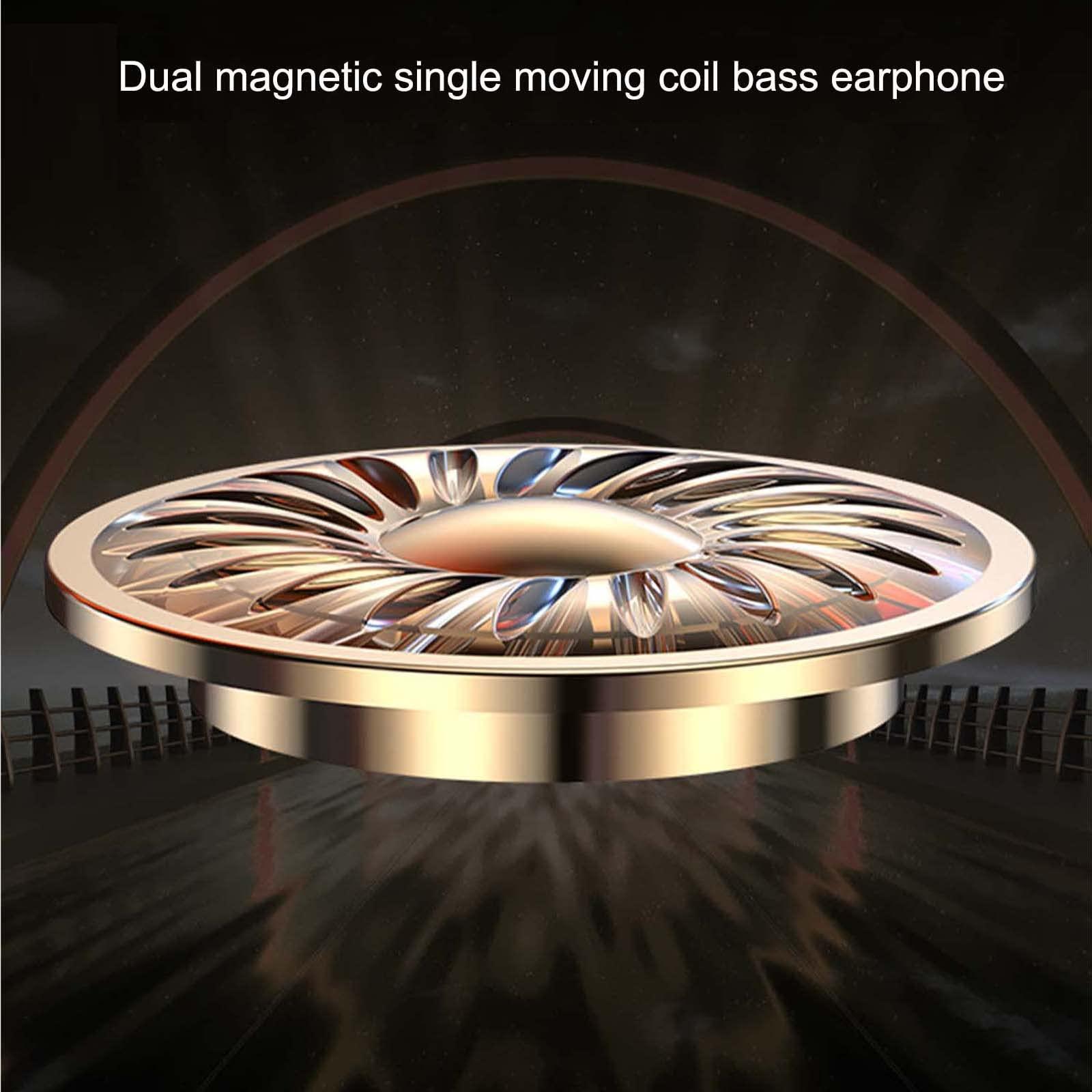 RevoNext RevoNext in Ear Monitor Headphones HiFi Stereo Wired Earbuds with Microphone 2 Pin Detachable Cable IEM Earphones for Musicians Drummers Singers, Purple