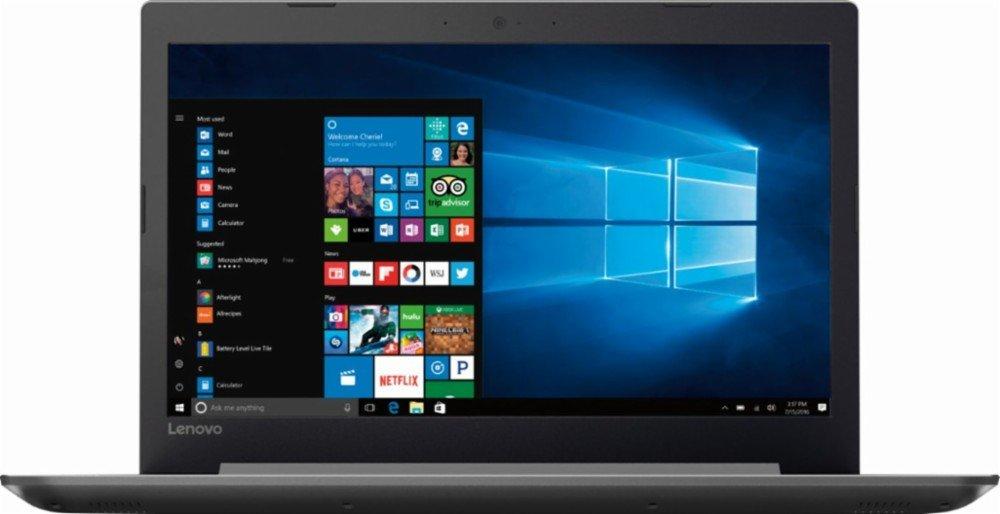 Lenovo Lenovo 15.6 Inch 768P LCD Display, AMD Radeon A12-9720P Process Laptop 2.7GHz, 8GB DDR4 RAM Memory, 1TB Hard Disk Drive, DVD Drive, Built in Webcam, WiFi, Bluetooth, Windows 10 Home, Earphone Jack