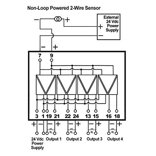 Automation Systems Interconnect ASI ASI451141 4-20mA Analog Signal Splitter, 1 Input, 4 Output