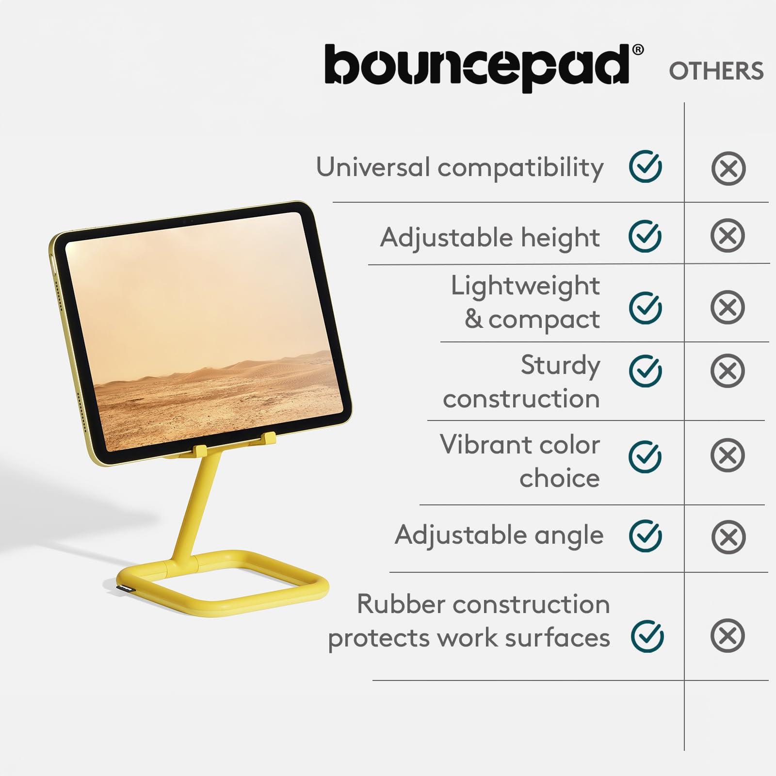 Bouncepad Bouncepad Go iPad Stand for Business & Leisure | iPad POS Stand | Adjustable Tablet & iPad Stand | Compatible with All Tablets & iPad Models | iPad Register Stand | Black