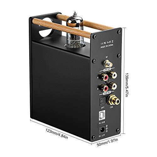 AIYIMA AIYIMA T8 6N3 Digital Tube Preamplifier Bluetooth 5.0 Hi-Fi Headphone Preamp Decoder Preamp PC-USB DAC APTX for Home Wireless Receiver Audio Stereo Amplifier + with Remote Control