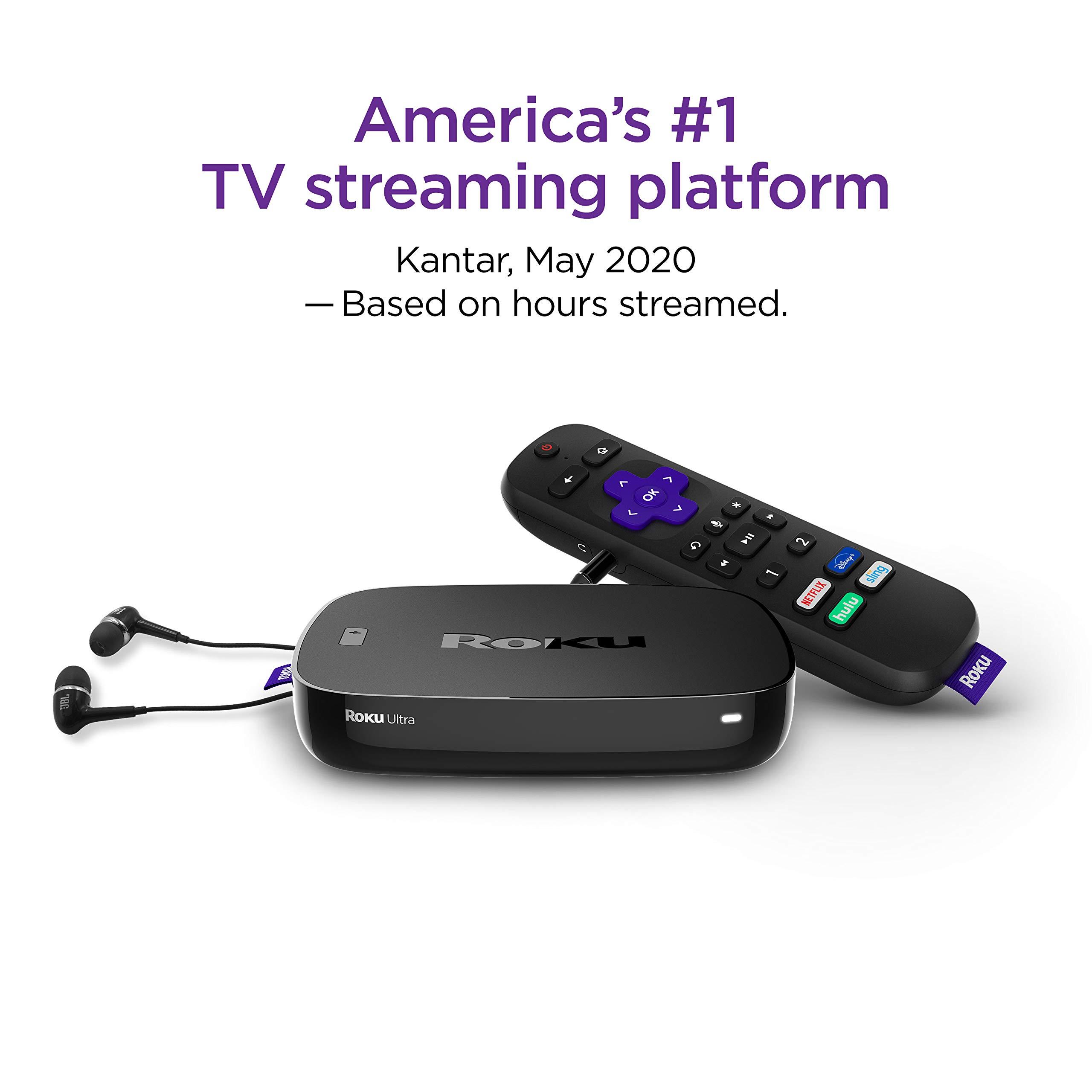 Roku Roku Ultra | Streaming Media Player 4K/HD/HDR with Premium JBL Headphones