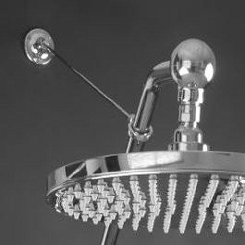 Zoe Industries Shower Head Support Bracket - Brushed Nickel Finish