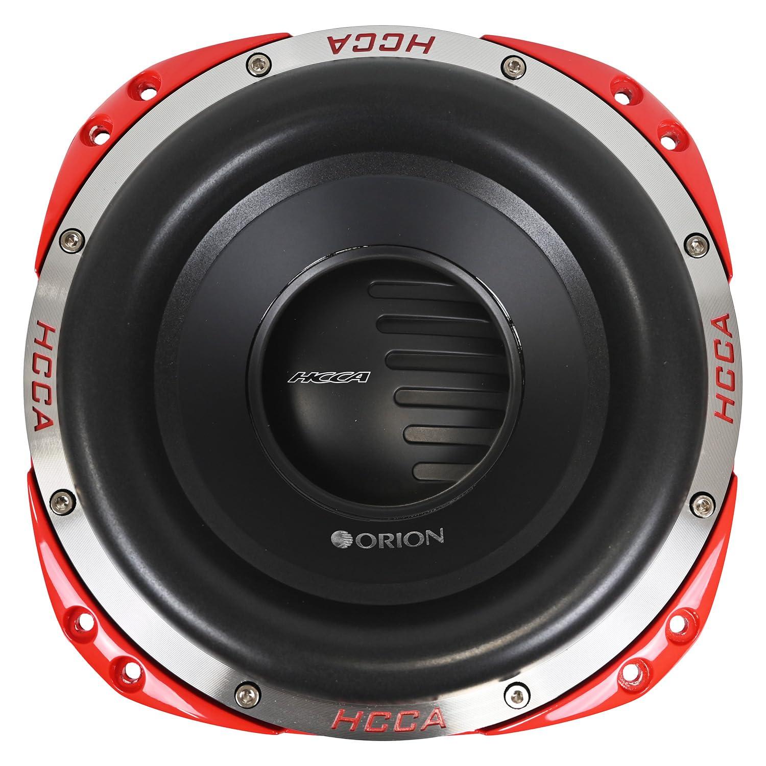 ORION ORION HCCA Series HCCA102 High Performance 10\" Competition Grade Car Subwoofer, 8000W Max Power, 2000W RMS, Dual 2 ohms, 3\" Voice Coil - Powerful Black Coil Subwoofer for Cars, Trucks, Jeeps
