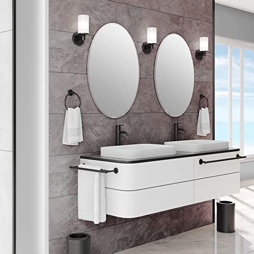 Gatco Gatco 4244MX Latitude II 24" Double Towel Bar, Matte Black