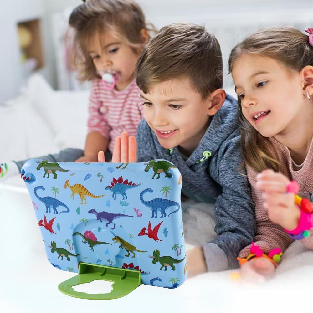 Topevoeon Topevoeon Dinosaur Fire HD 10 Tablet Case for Kids Boys Light EVA Kids Friendly Fire HD10 Plus 10.1 inch 2021 2023 11Gen Case with Handle Kickstand Kids Pro Shockproof Full Cover for Boy's Gift