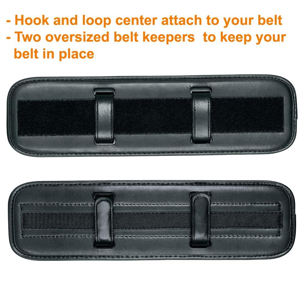 TAFTACFR TAFTACFR Duty Belt Back Support for Law Enforcement Security Military and Tactical Duty Belts (Black Plain)