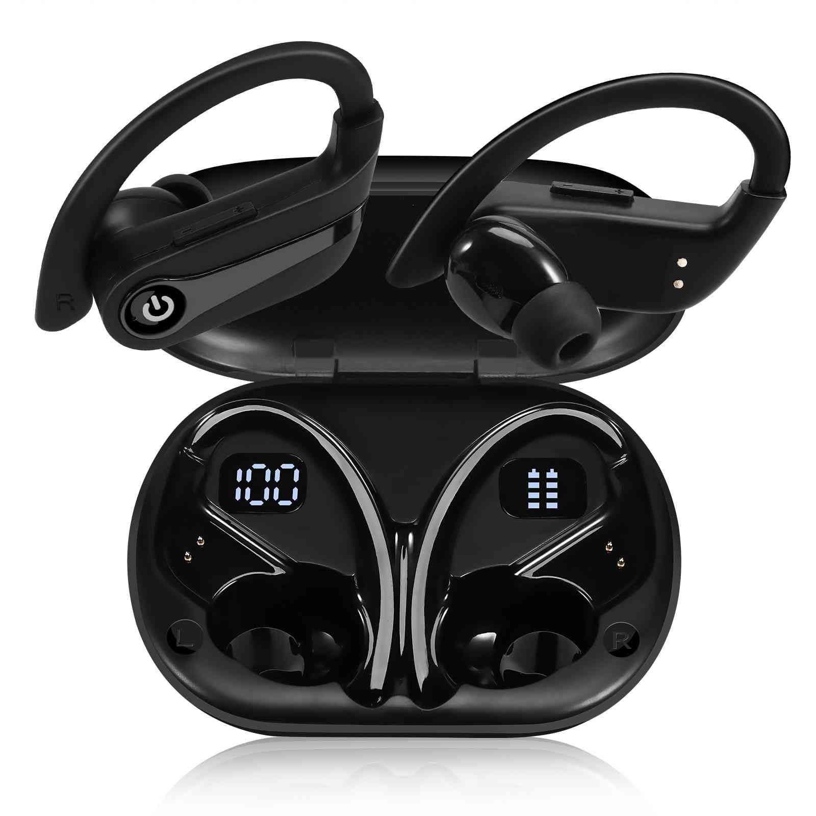 UrbanX Wireless Earbuds for Xiaomi Poco M3 with Immersive Sound True 5.0 Bluetooth Over The Ear Sport Headphones with a Charging Case - Stereo Calls Touch Control IPX7 Sweatproof Deep Bass