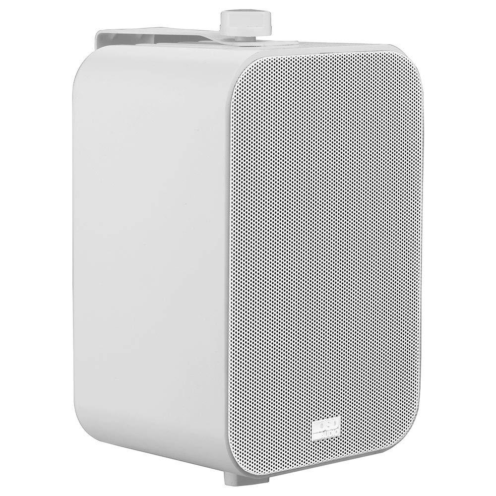 OSD Audio OSD 4" Outdoor Patio Speaker Pair 80W, IP54 Weather Resistant, Aluminum White AP450