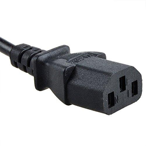 ABLEGRID ABLEGRID 5FT New AC Power Cord Outlet Socket Cable Plug Lead for Magnavox 32MF231D, 19MF337B-27 32MD251D/37 32MF231D/37 32MF605W/17 37MF231D/37 LCD TV HDTV Monitor