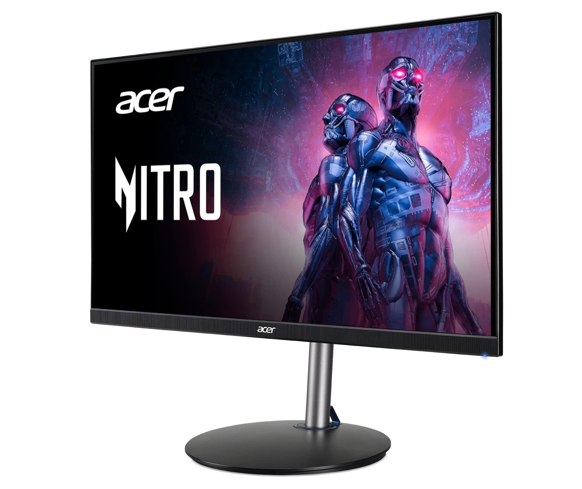 acer acer Nitro XFA243Y Sbiipr 23.8 Full HD (1920 x 1080) VA Gaming Monitor | AMD FreeSync Premium Technology | 165Hz Refresh Rate | 1ms VRB | HDR 10 | 1 Display Port 1.2 & 2 HDMI 2.0 Ports,Black