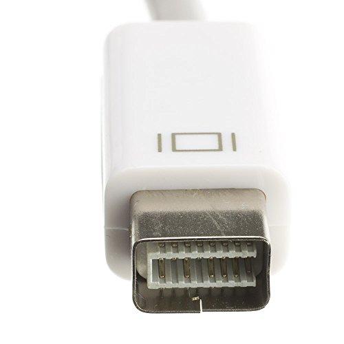 CableWholesale Mini-DVI to VGA Adapter Cable, Mini-DVI Male to HD15 Female, 6 inch