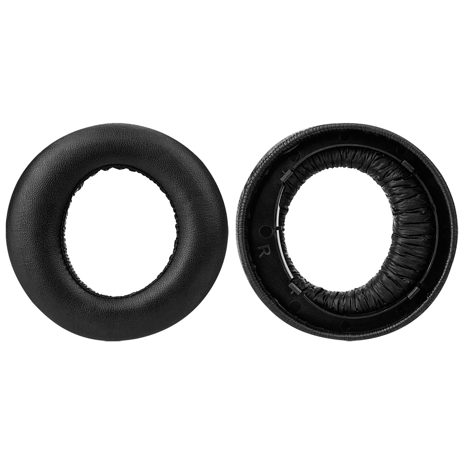 GEEKRIA Geekria Elite Sheepskin Replacement Ear Pads for Sony PlayStation 5 Pulse 3D PS5 Wireless Headphones Ear Cushions, Repair Parts (Black)