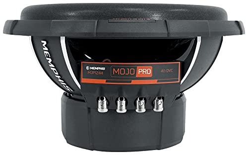 Memphis Audio Memphis Audio MJP1244 12 in 1500 Watt MOJO Pro Car Audio Subwoofer DVC 4 ohm Sub, Black