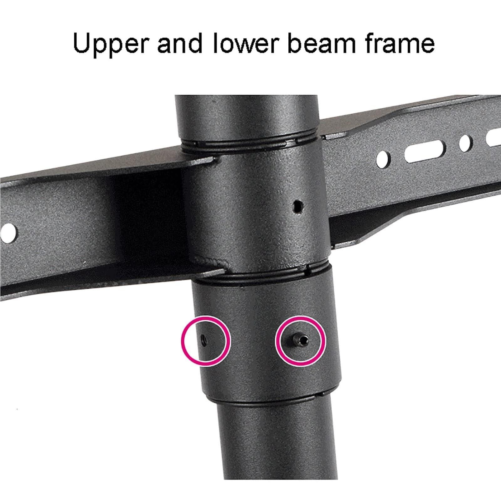 THEGA Full Motion 360 Deg Rotation Tilt Swivel TV Mount - TV Wall Mount, Height-Adjustable TV Mounting Stand, TV Wall Swivel Base 360 Rotatable, for 32-75 Inch TVs, Max VESA 600x400mm (Size : 170-205cm)