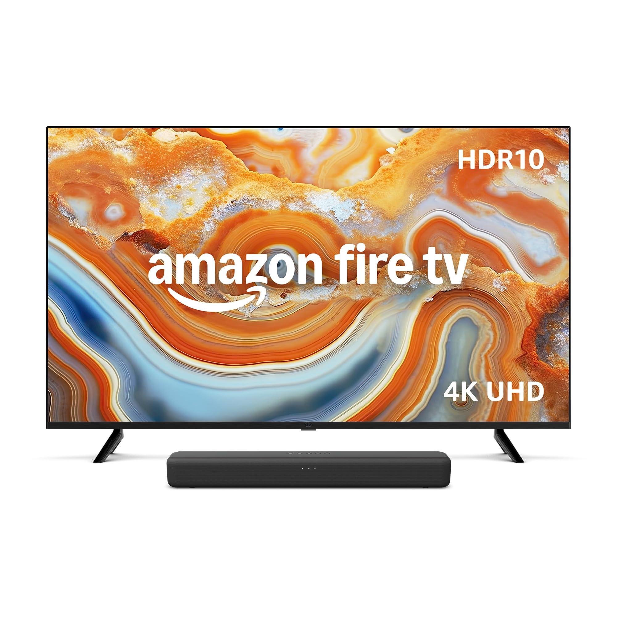 Amazon Amazon Fire TV 50\" 4-Series, 2024 release, with Fire TV Soundbar