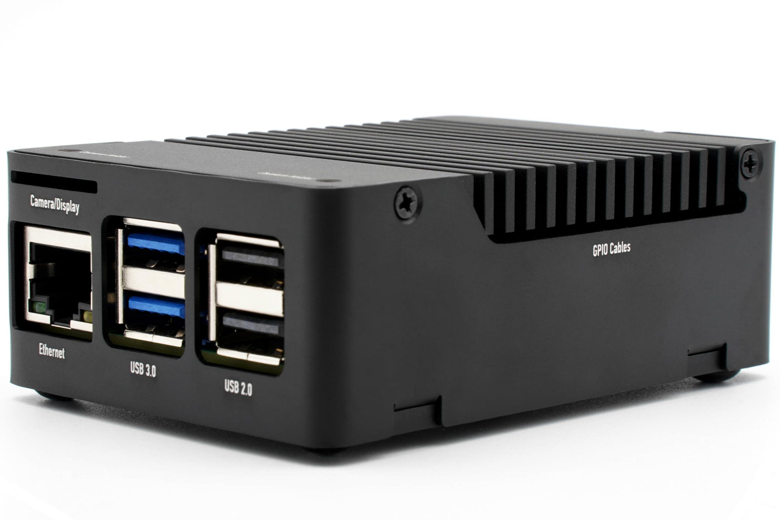 KKSB Cases KKSB Aluminum Case for Raspberry Pi 5 - Aluminum Heatsink Included for Passive Cooling