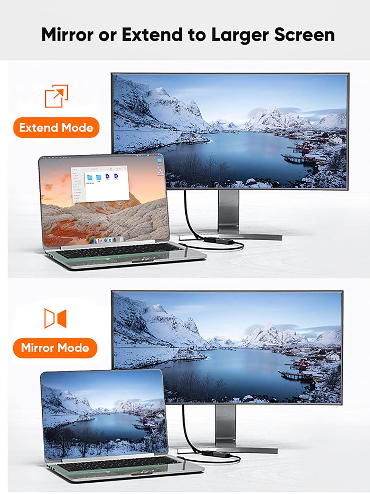 CableCreation CableCreation HDMI Male to DVI Female 0.5ft [10 Pack], Bi-Directional HDMI Male to DVI-I (24+5) Female Adapter, for PC, TV, TV Box, PS5, Blue-ray, Xbox,Switch