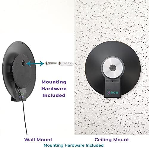 ECS ECS WordForum 3.5mm TRS 360° Omnidirectional Stereo Conference Microphone for PC - with Daisy Chain Option, Condenser Mic for Teleconferencing - 5 Pack