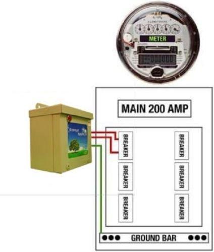 MWS Power Factor Correction Unit 1300 AMP Energy Saver Box KVAR