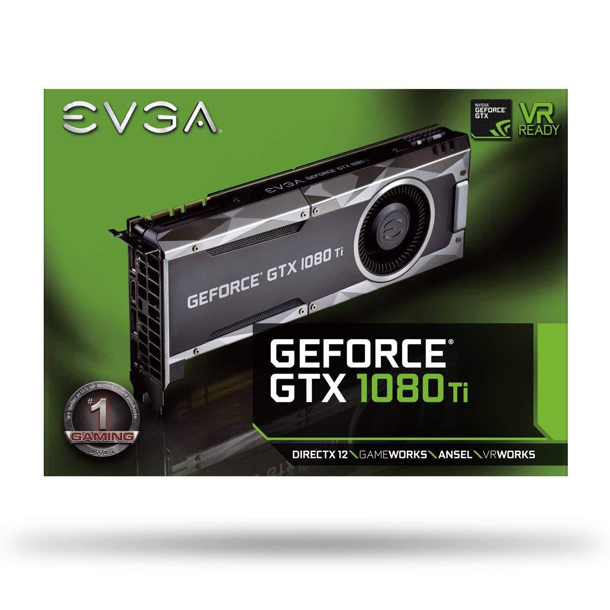 EVGA EVGA GeForce GTX 1080 Ti Gaming, 11GB GDDR5X, DX12 OSD Support (PXOC) Graphics Card 11G-P4-5390-KR (Renewed)