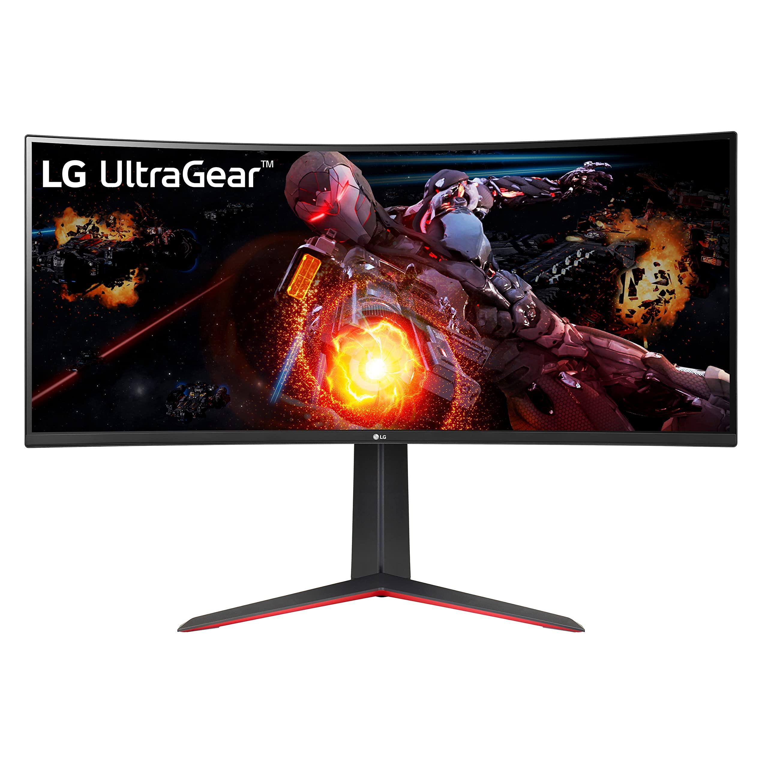 LG LG UltraGear QHD 34-Inch Curved Gaming Monitor 34GP63A-B, VA with HDR 10 Compatibility and AMD FreeSync Premium, 160Hz, Black