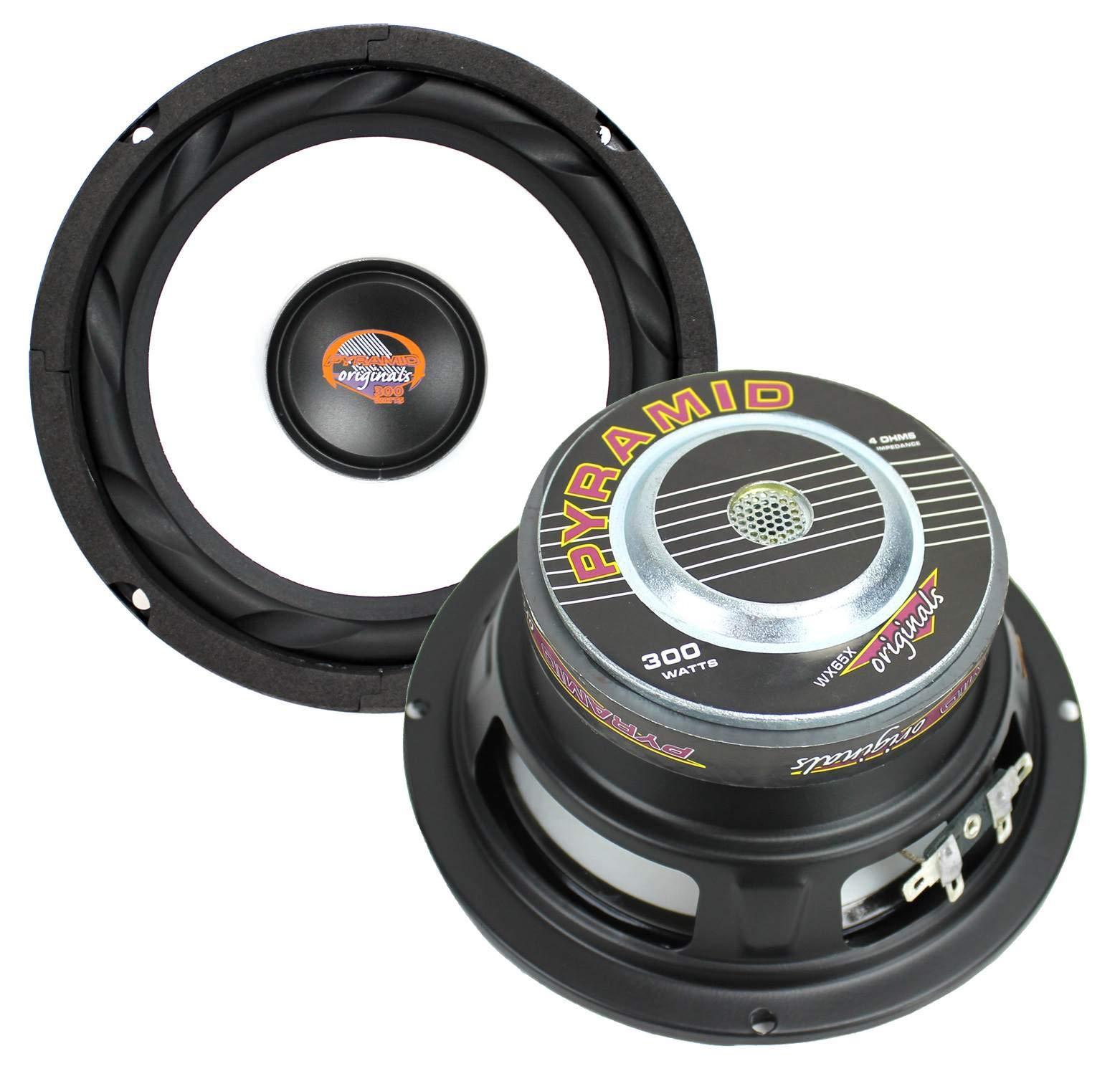Pyramid Pyramid WX65X 6.5\" 1200W Car Audio Subwoofers Subs Power Woofers 4 Ohm